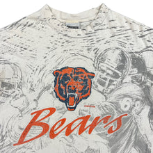 Load image into Gallery viewer, Vintage 1991 Chicago Bears all over print AOP NFL tee (M)