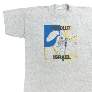 Vintage 90s Absolut Vodka Israel graphic tee (XL)