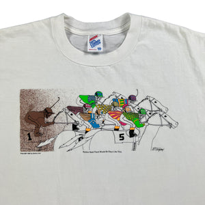 Vintage 1990 Mother Said There Would Be Days Like These Horse racing tee (XL/XXL)