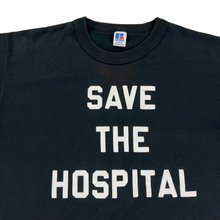 Load image into Gallery viewer, Vintage 80s Russell athletic “save the hospital” tee (XL)