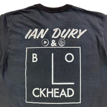 Load image into Gallery viewer, Vintage 70s 80s Blockhead Ian Dury &amp; sex &amp; drugs &amp; rock &amp; roll band tee (M/L)