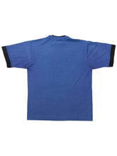 Load image into Gallery viewer, Vintage 90s Spaulding double collar faded blue tee (L)