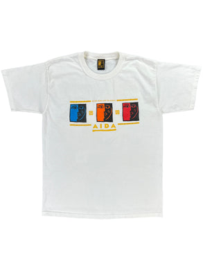 Vintage 1999 Elton John Tim Rice AIDA opera tee (L)