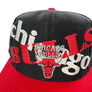 Vintage 90s Logo 7 Chicago Bulls cross spellout NBA SnapBack