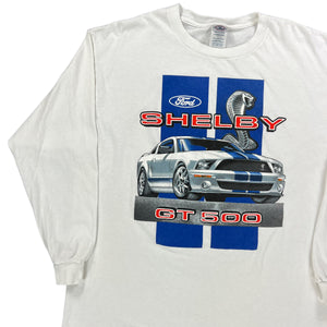 Vintage Y2K Ford Shelby GT 500 muscle car long sleeve tee (XL)