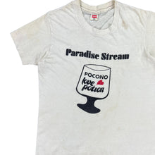Load image into Gallery viewer, Vintage 60s Hanes Paradise Stream Poconos Love Potion worn tee (S)