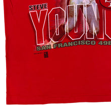 Load image into Gallery viewer, Vintage 1995 Salem San Francisco 49ers Steve Young player tee (XL)