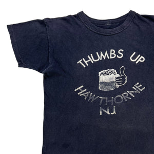 Vintage 80s Thumbs Up Hawthorne New Jersey NJ faded beer tee (XS/S)