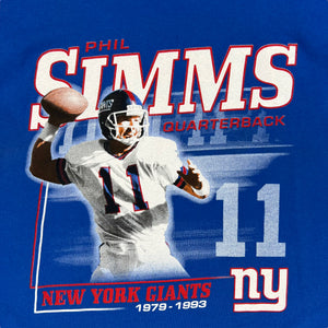 Vintage Y2K New York NY Giants Phil Simms tee (XL)