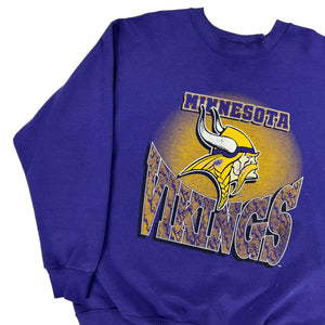 Vintage 90s Team Rated Minnesota Vikings faded NFL crewneck (XL)
