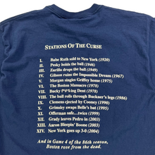 Load image into Gallery viewer, Vintage 2004 Boston Red Sox reverse the curse resurrection tour tee (M)