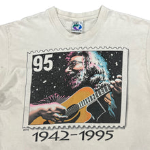 Load image into Gallery viewer, Vintage 1995 Liquid Blue Jerry Garcia memorial Grateful Dead tee (XL)