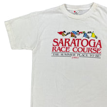 Load image into Gallery viewer, Vintage 1993 Saratoga Race Course “The Summer Place To Be” horse racing tee (L)