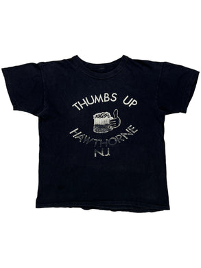 Vintage 80s Thumbs Up Hawthorne New Jersey NJ faded beer tee (XS/S)