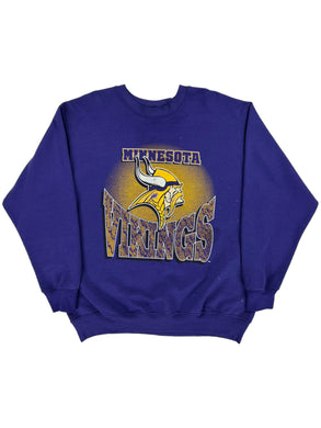 80s 90s Minnesota Vikings Sweatshirt Vintage NFL Football 