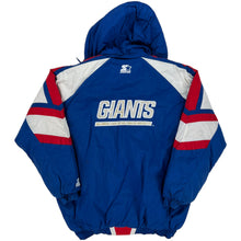 Load image into Gallery viewer, Vintage 90s Starter New York Giants hoodie puffer jacket (L/XL)