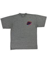 Load image into Gallery viewer, Vintage 90s Nike Football mini swoosh logo back all over print tee (M/L)