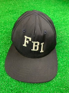 Vintage 90s FBI Federal Bureau Of Investigations black SnapBack