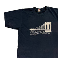 Load image into Gallery viewer, Vintage 1983 Screen Stars Brooklyn Bridge centennial celebration tee (M)