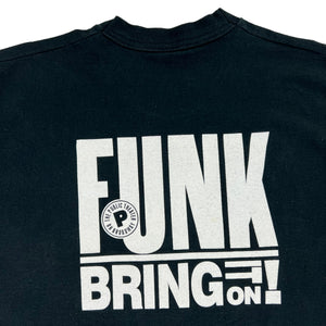 Vintage 90s The Public Theatre on Broadway Bring the Noise Bring the Funk tee (L)