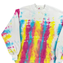 Load image into Gallery viewer, Vintage 90s Jerzees tie dye USA crewneck (L)