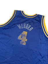 Load image into Gallery viewer, Vintage 90s Champion Golden State Warriors Chris Webber jersey (youth XL/men’s S)