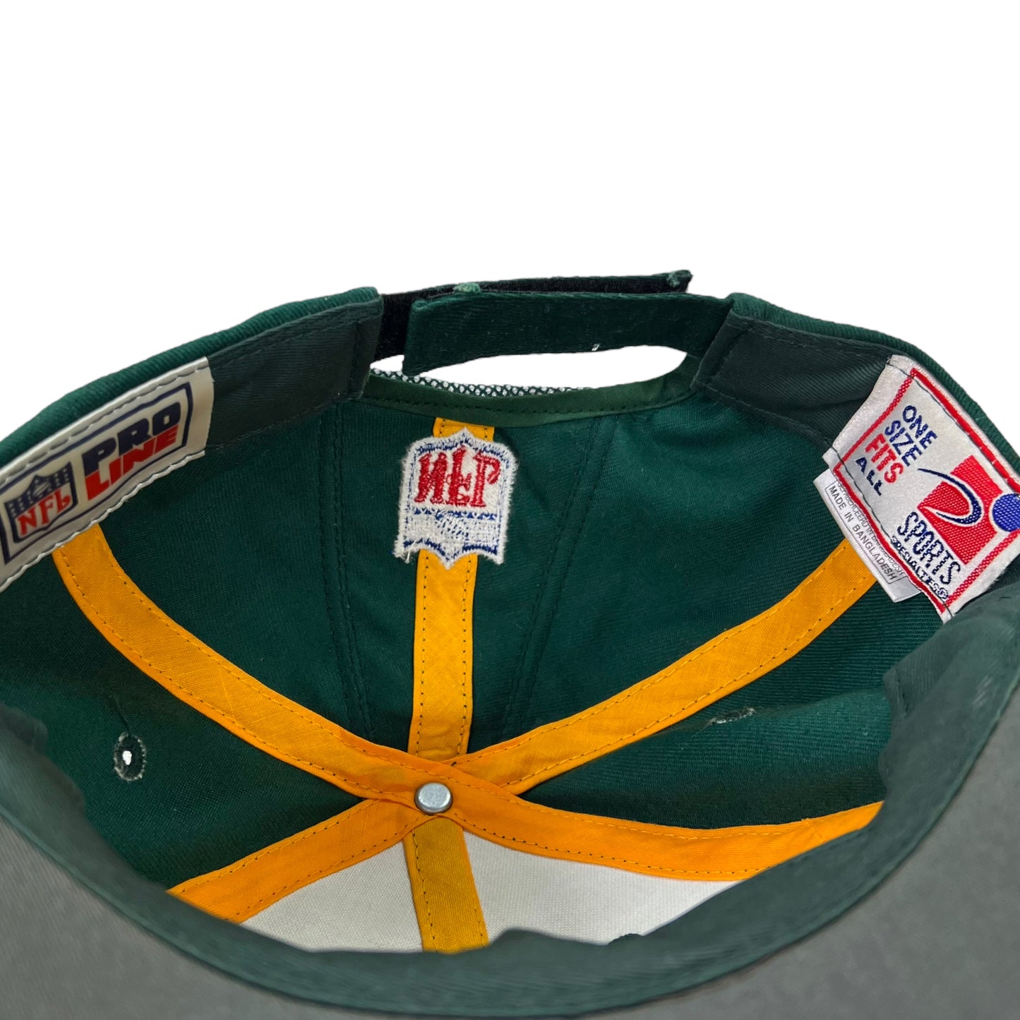 Vintage 90s Green Bay Packers sports specialities NFL Pro Line StrapBack hat