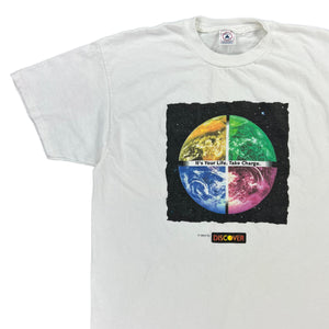 Vintage 90s Discover it’s your life, take charge tee (XL)