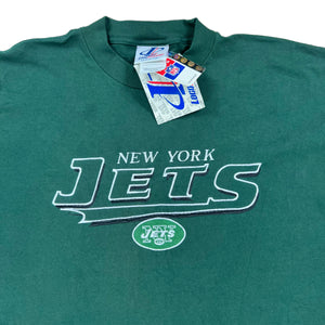 Vintage 90s Logo Athletic New York Jets NFL tee (XL) DS NWT