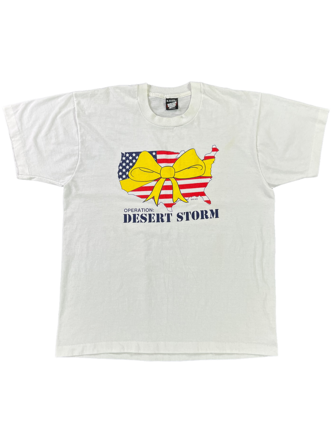 Vintage 1990 American flag operation: desert storm tee (XL)