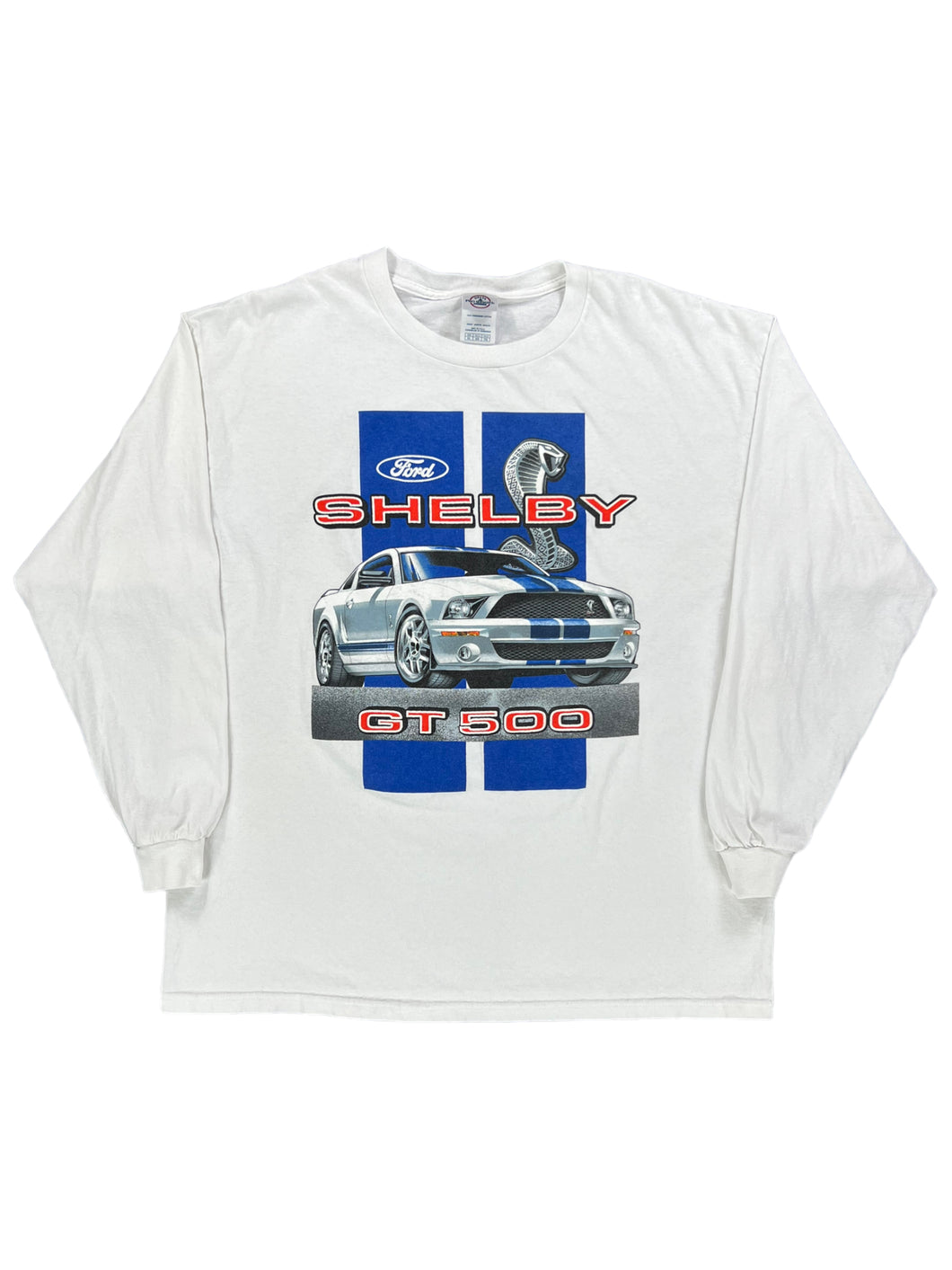 Vintage Y2K Ford Shelby GT 500 muscle car long sleeve tee (XL)