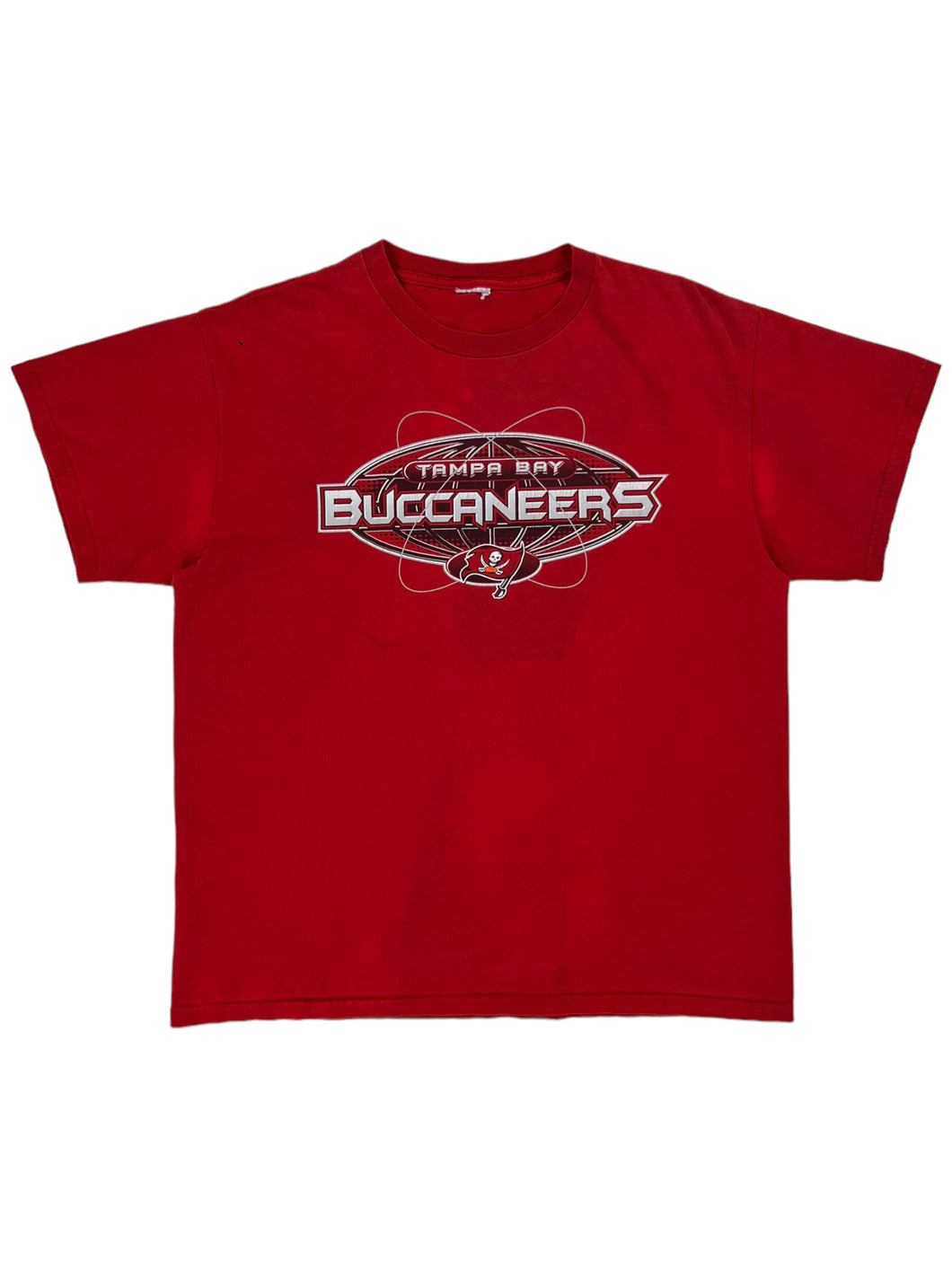 Vintage Y2K Tampa Bay Buccaneers NFL faded tee (L)