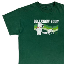 Load image into Gallery viewer, Vintage 2003 Family Guy Brian “Do I Know You?” Cartoon tee (XL)