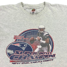 Load image into Gallery viewer, Vintage 2002 Tom Brady New England Patriots Super bowl champs tee (XL)