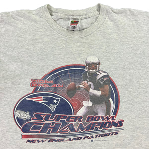 Vintage 2002 Tom Brady New England Patriots Super bowl champs tee (XL)