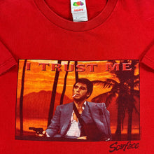 Load image into Gallery viewer, Vintage 2000s Scarface I Trust Me Tony Montana movie promo tee (L/XL)
