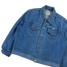 Load image into Gallery viewer, Vintage 80s Do Nothing by Sedgefield denim jean jacket (XL)
