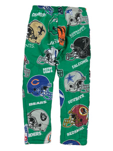 Vintage 1993 Upcycled NFL all over print football pants (L/XL)