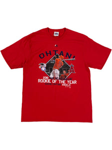 2018 Shohei Ohtani Rookie of the year MLB Angels tee (L)